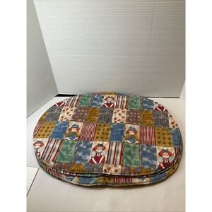 Raggedy Ann & Andy 18"x13" Handmade Fabric‎ Placemats Set Of 4 Friend Quotes